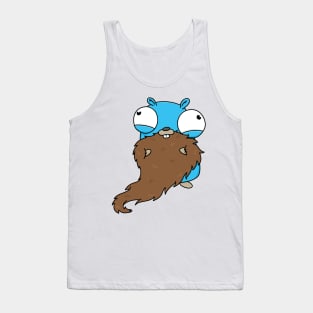 Happy Bearded Gopher Tank Top